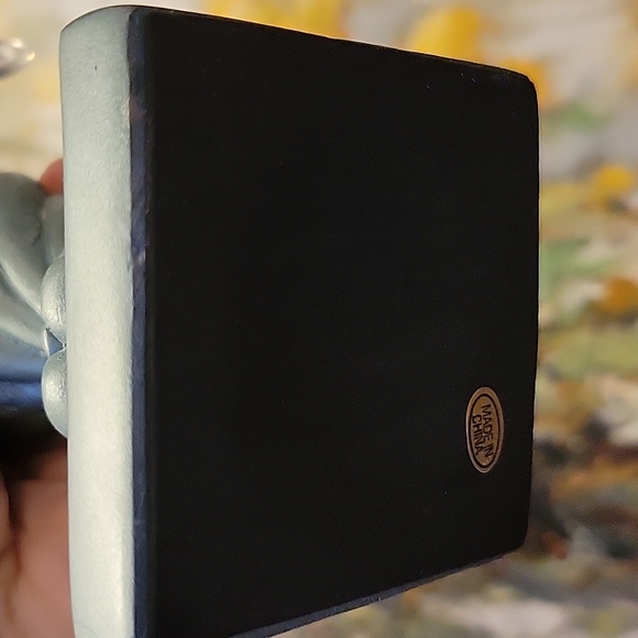 Candle Holder Greenish with Large White Real Candle Victorian Style - Picture 7 of 8